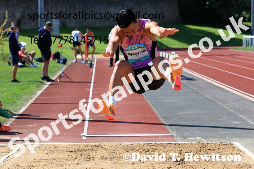 Decathlon long jump, 2025 EAP International Combined Events, Hexham, Northumberland.  Photo: David T. Hewitson/Sports for All Pics